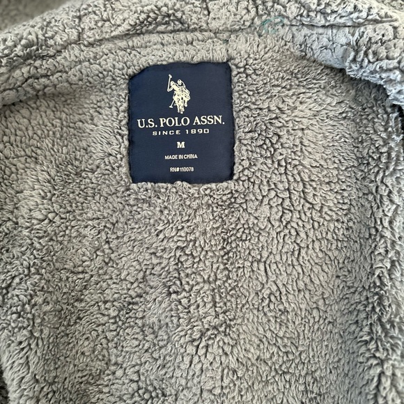 U.S. Polo Assn. Kids Teal Fleece-Lined Hoodie - Picture 6 of 6